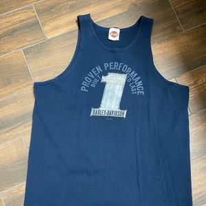 Vintage Harley Davidson tank